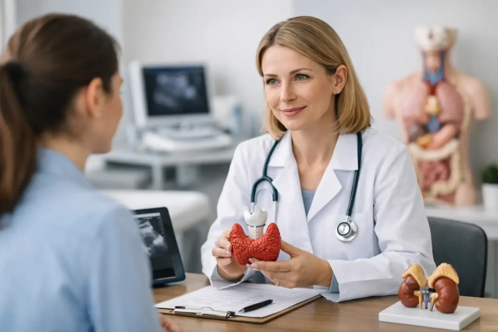Când mergi la endocrinolog pentru un control