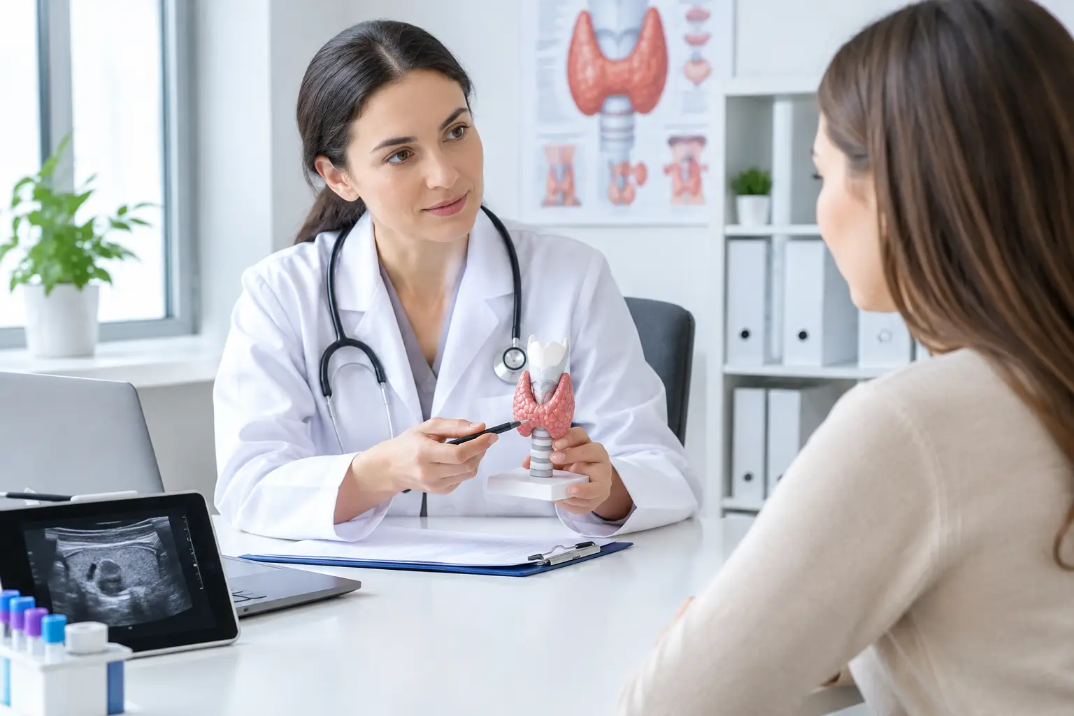 Ce investigații face endocrinologul la consult?